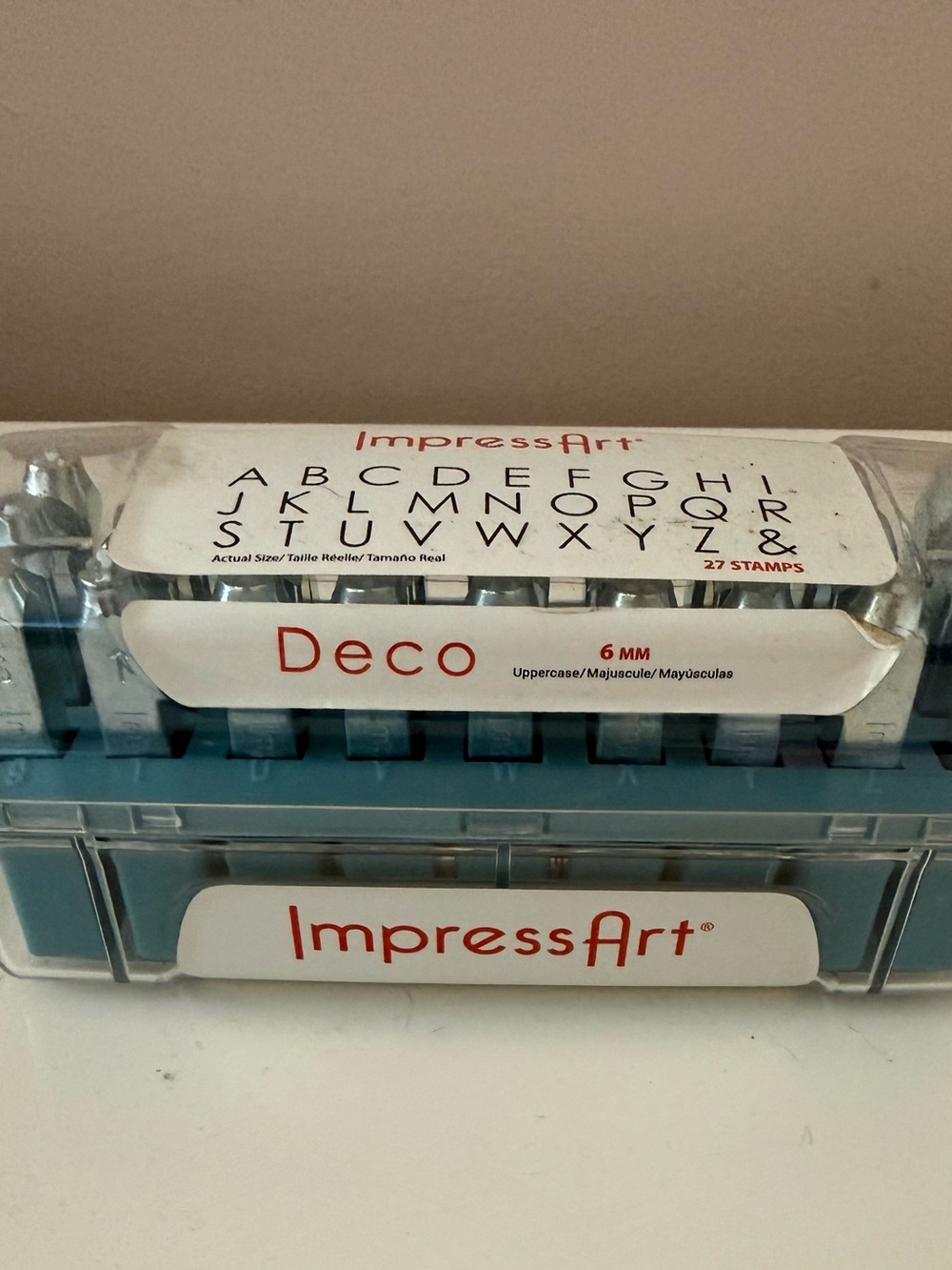 imPRESS Deco Alphabet Stamp Set

Never used